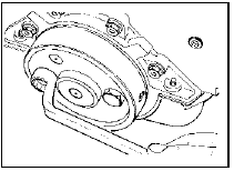 26.3 Using a special tool to fit the crankshaft rear oil seal - 1.8 litre