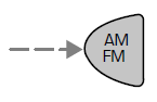 AM/FM select in radio mode