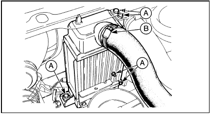 22.7 Intercooler mountings and attachments - 1986 models onwards