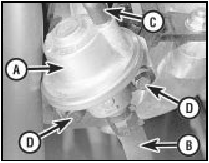 8.3 Fuel pressure regulator assembly - 1.6 EFI engine