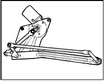 18.8 Windscreen wiper crankarm alignment for refitting