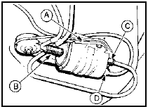 7.7 Electric fuel pump - SOHC and CVH models with air conditioning