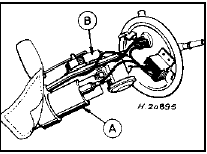 8.17 Combined fuel pump/fuel level sender unit - 1.6/1.8 litre (R6A) CVH