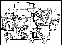 15.7b Weber 2V carburettor adjustment screw locations - 1.6 litre models