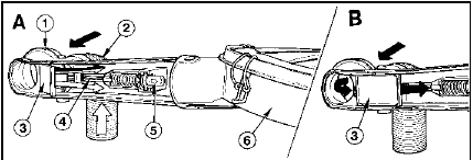 36.7 Air cleaner flap valve operation - CVH models