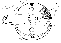 19.3 Heater up/down control lever must be aligned as shown before removal
