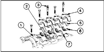 30.10 Crankshaft main bearings and associated components