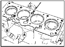 20.20a Cylinder head gasket correctly located - 1.6 litre