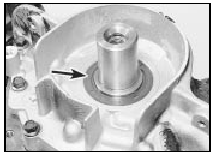 25.5 Crankshaft front oil seal (arrowed) located in oil pump housing - 1.8