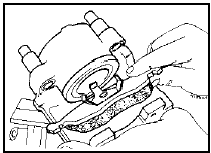 4.20a The clip on the back of the inboard disc pad fits into the piston