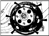 5.10 Lubrication points on brake backplate