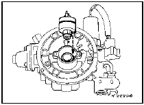 16.10 Align locating peg on injector with slot in CFI unit on refitting - 1.6