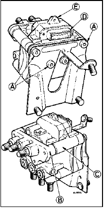 20.5 Valve block and associated components - ABS