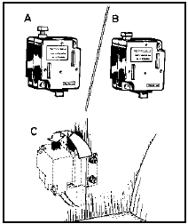 7.3a Fuel pump inertia cut-off switch - pre- 1987 SOHC Hatchback and Estate