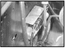 17.1 Fuel injector ballast resistor location (arrowed)