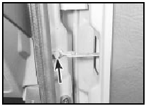16.2 Remove the door check arm-to-body pillar bolt (arrowed)