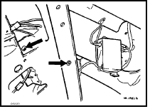 54.7 Integral heated rear window/radio aerial amplifier bracket securing