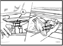 46.3 Front foglamp removal - models up to 1987