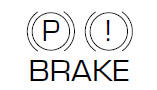 The parking brake is not recommended to stop a moving vehicle.