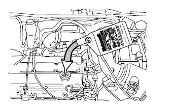 Ford Escort. Engine oil