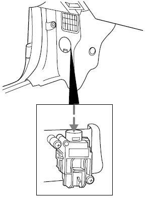 Ford Escort. FUEL PUMP SHUT-OFF SWITCH