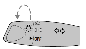 Ford Escort. Headlamp control