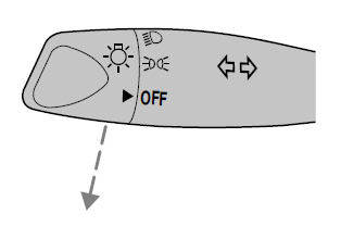Ford Escort. Headlamp control