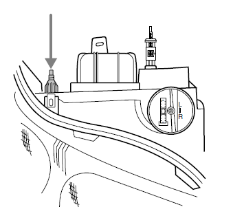 Ford Escort. Vertical aim adjustment