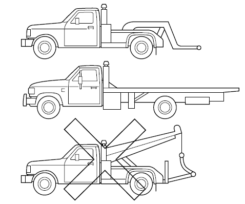 Ford Escort. WRECKER TOWING