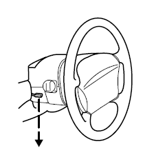 Ford Escort. TILT STEERING (IF EQUIPPED)