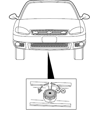 Ford Escort. Checking and adding manual transmission fluid (if equipped)