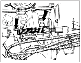 4.7 Throttle cable disconnection points