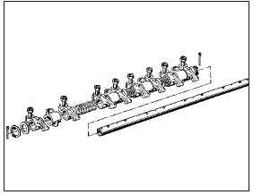 6.1 Rocker shaft assembly components