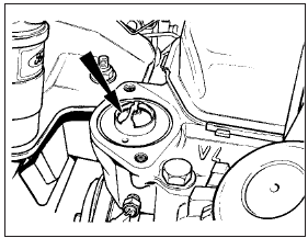 4.4 Thermostat location in cylinder head - OHV engine