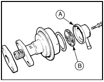 4.3 CVH engine fuel pump filter components