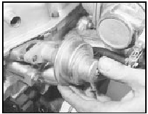 5.7 CVH engine fuel pump removal
