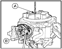 14.18 Weber 2V carburettor vacuum pulldown adjustment - 1.6 litre models