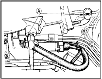 10.2 K-Jetronic system auxiliary air device connections