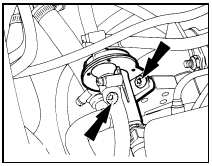 10.8 KE-Jetronic system auxiliary air device retaining bolts