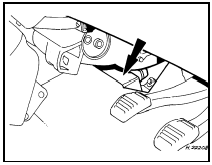 20.1 EEC IV module location (arrowed) 1.4 CFI engine