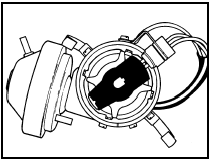 5.34 Rotor arm position prior to refitting - OHV engines (electronic