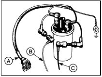 5.48 LT wire assembly to suit modified distributor - CVH engines (electronic