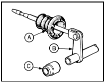 16.8a Vacuum servo unit connecting linkage