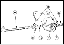 6.2 Front tie-bar mountings - pre-May 1983 1.1 litre models