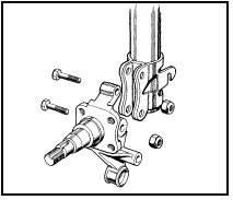 16.6 Rear stub axle and shock absorber attachment - Saloon and Estate models