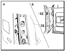 12.7b Door hinge assemblies - pre-1986 models