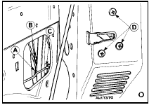 18.17 Door locking rod attachments - pre- 1986 models