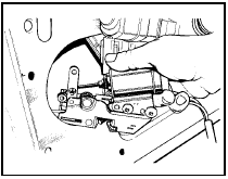 18.18 Door lock solenoid removal - pre-1986 models