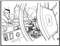 4.9 Steering column multi-function switch removal pre-1986 models A Switch
