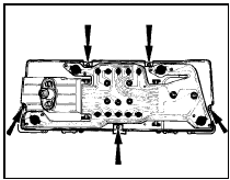 10.11a Instrument panel assembly retaining screws-pre-1986 models